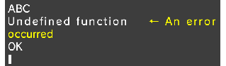 Undefined function